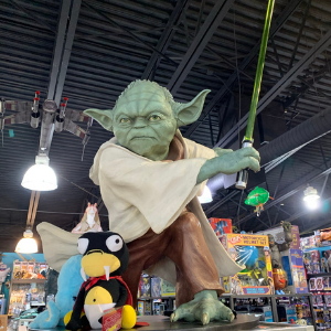 Yoda at BobaKhan in Everett, WA